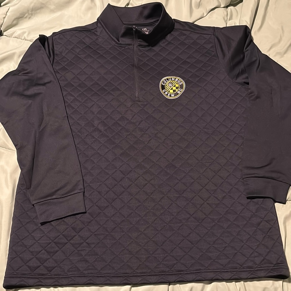 Antigua Columbus Crew SC quilted 1/4 zip